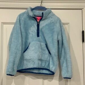 Girl’s Lilly Pulitzer Little Skipper Sherpa Pullover Size M
